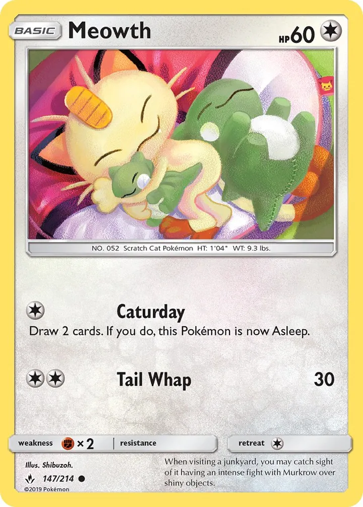 Meowth, Unbroken Bonds 147/214