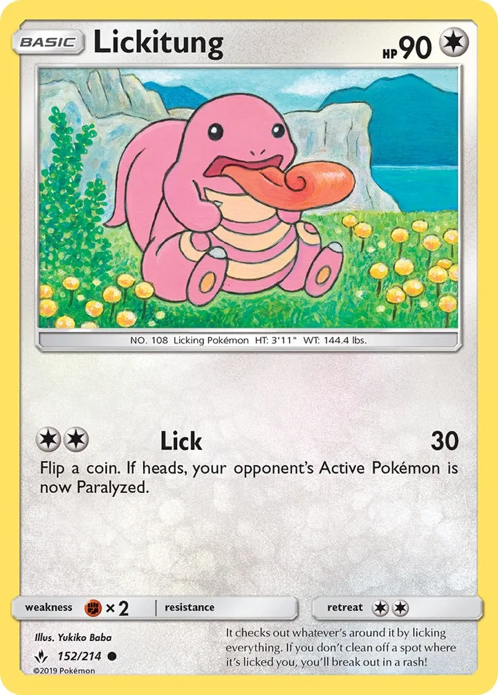 Lickitung, Unbroken Bonds 152/214