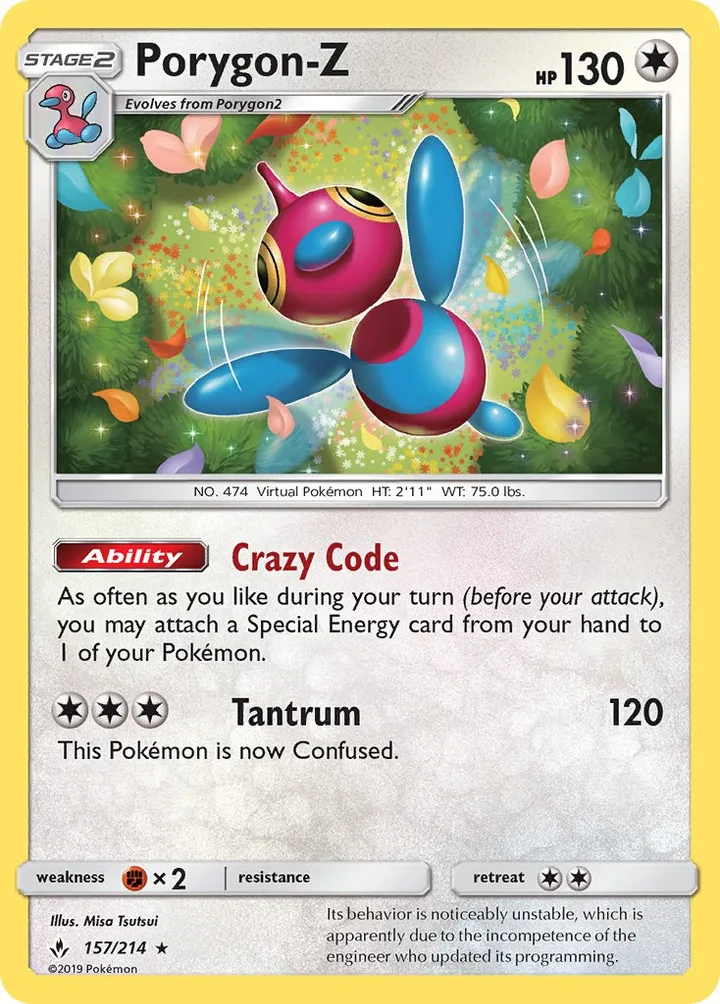 Porygon-Z, Unbroken Bonds 157/214