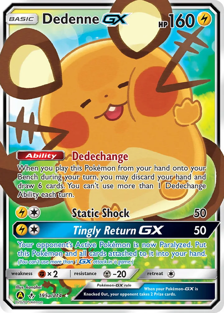 Dedenne-GX, Unbroken Bonds 195a/214