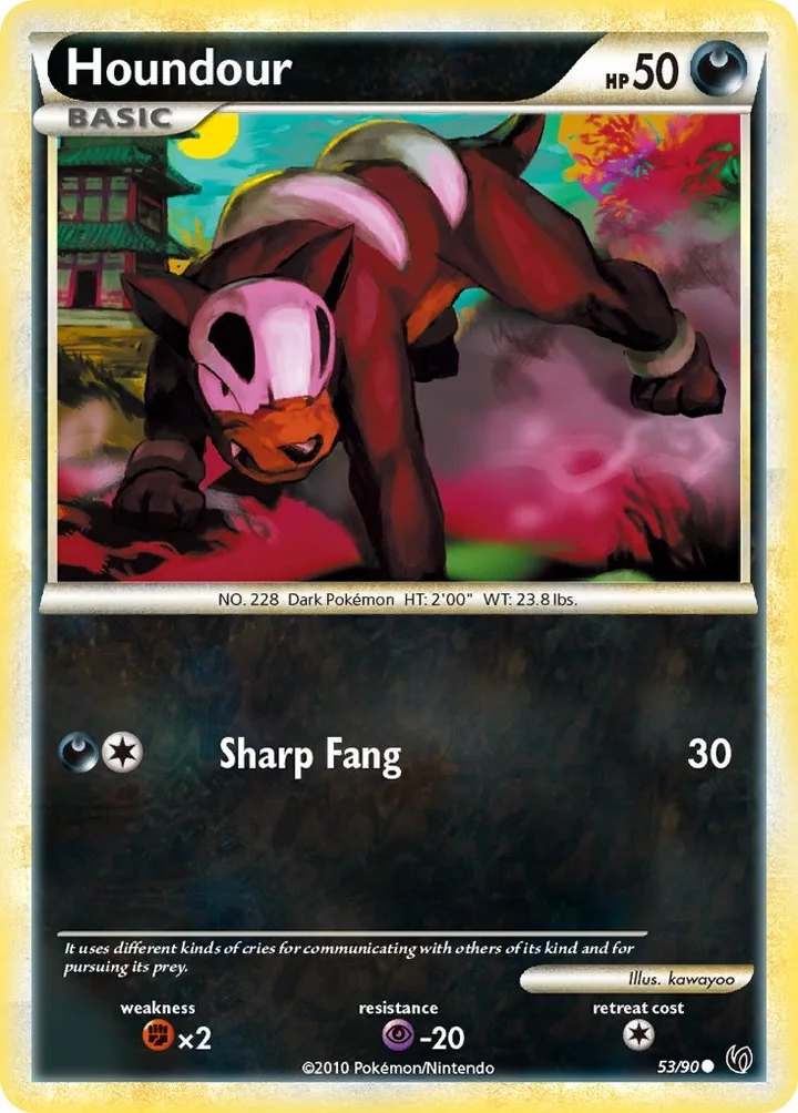 Houndour, Undaunted 53/90