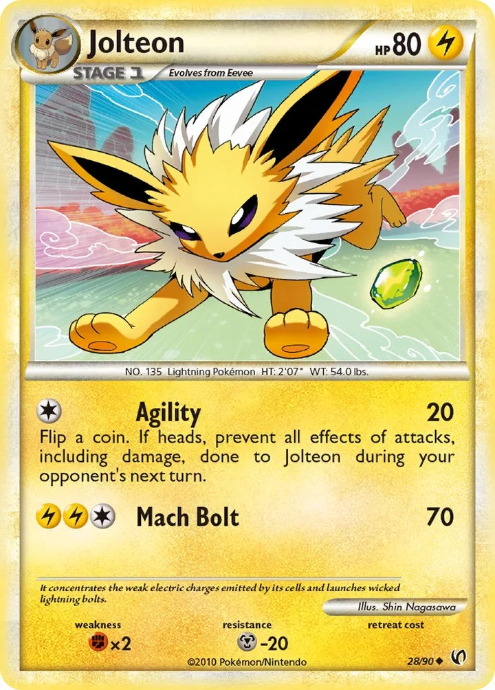 Jolteon, Undaunted 28/90