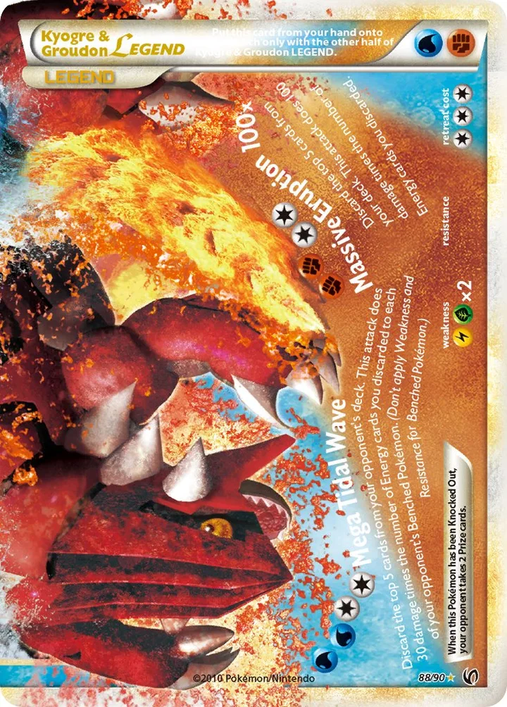 Kyogre & Groudon LEGEND, Undaunted 88/90