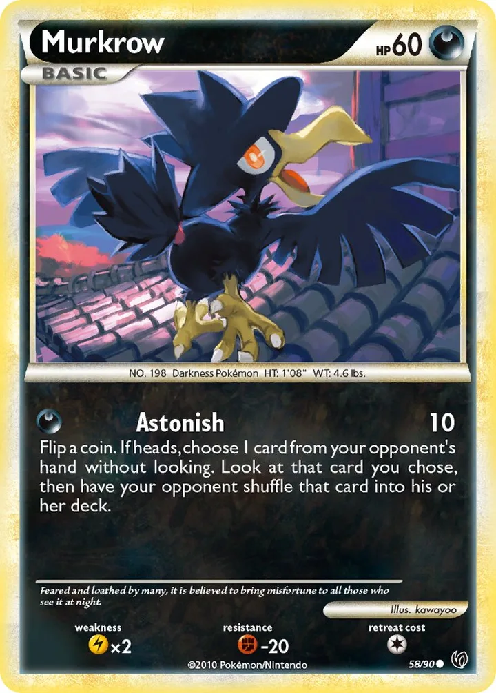 Murkrow, Undaunted 58/90