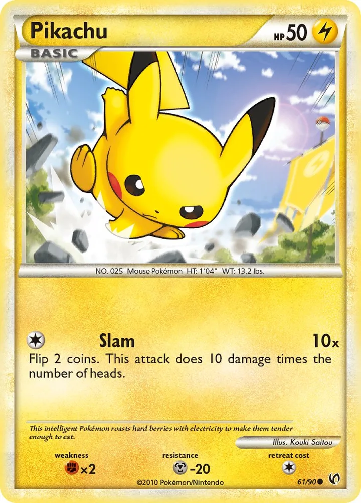 Pikachu, Undaunted 61/90