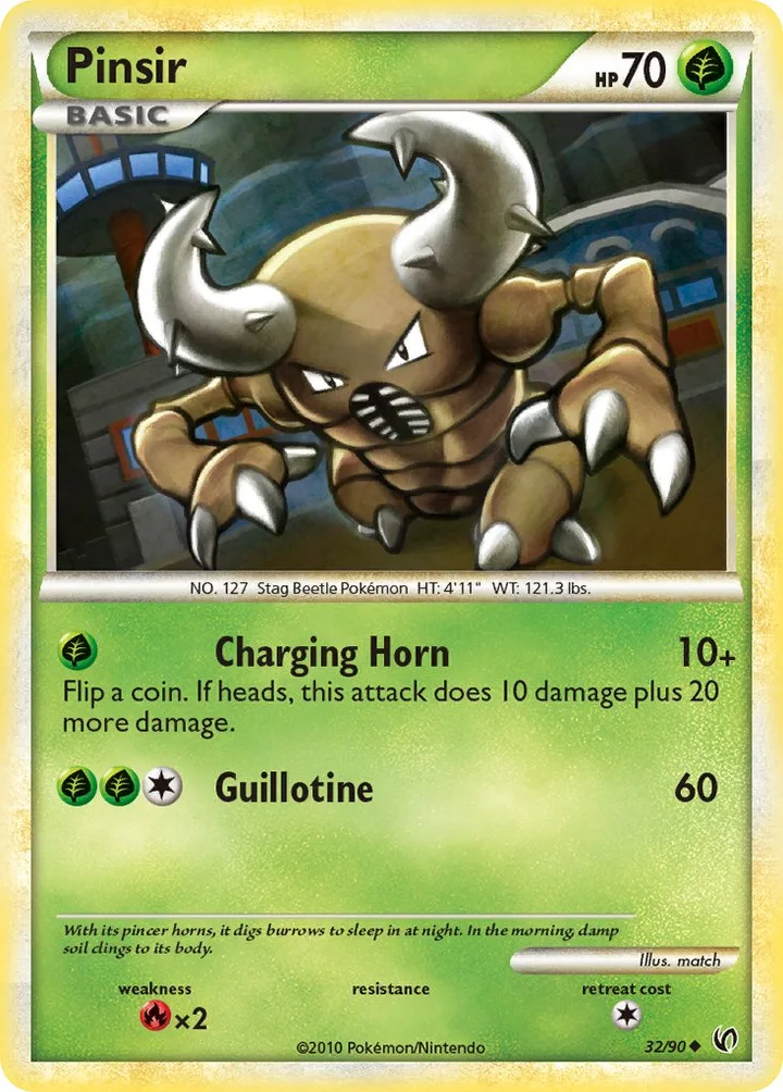 Pinsir, Undaunted 32/90