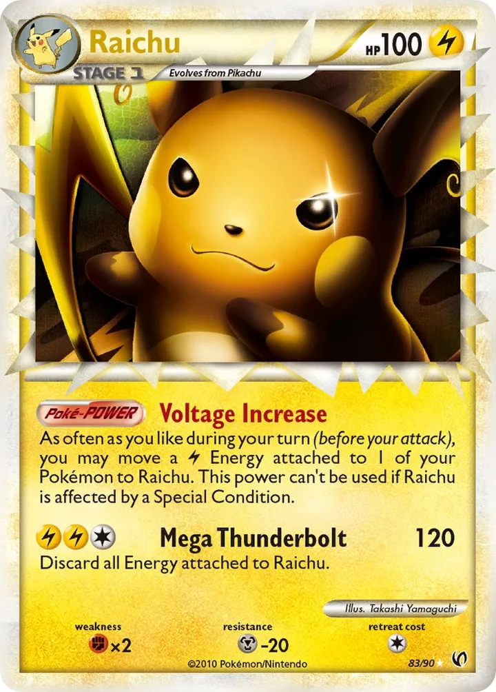 Raichu, Undaunted 83/90
