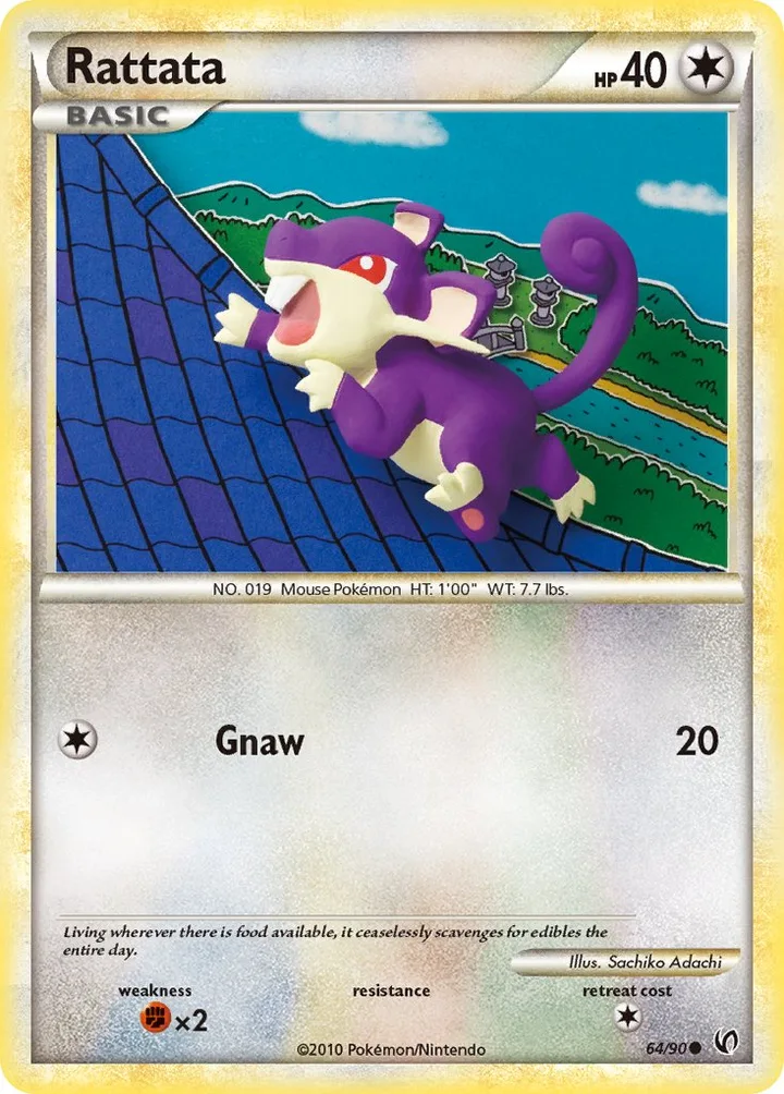 Rattata, Undaunted 64/90