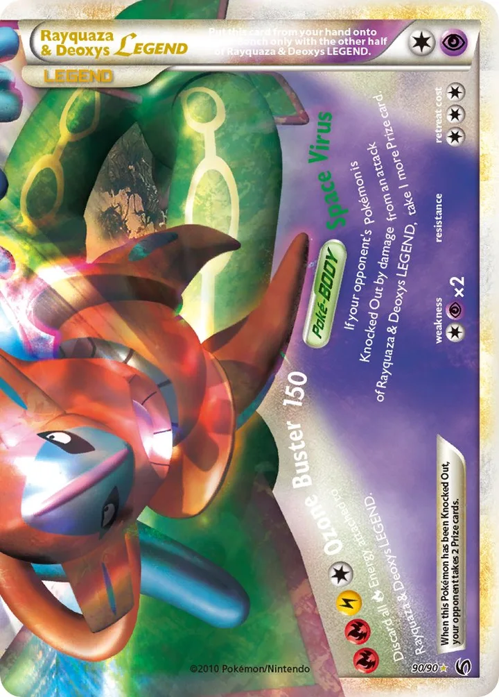 Rayquaza & Deoxys LEGEND, Undaunted 90/90