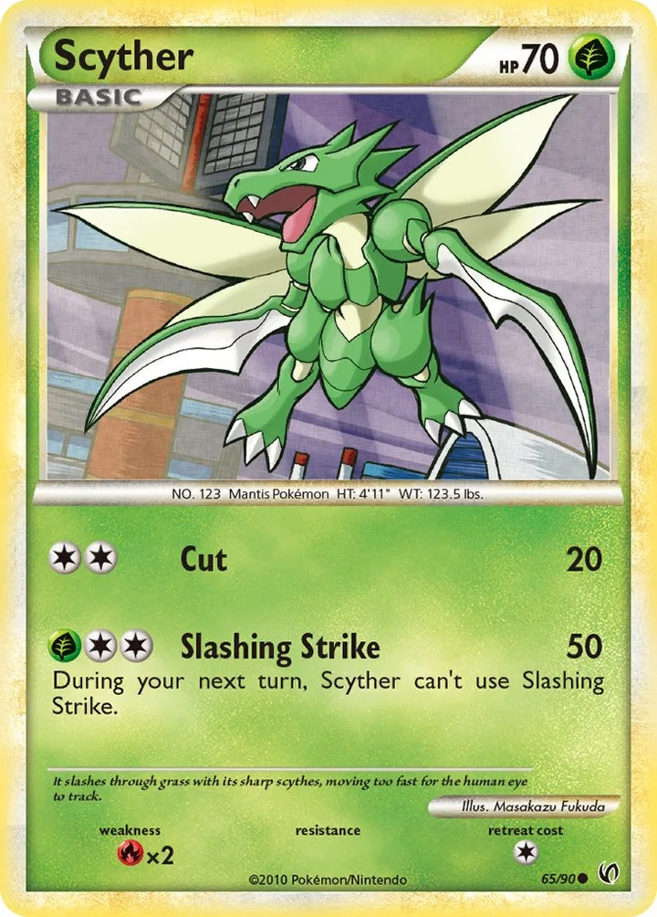 Scyther, Undaunted 65/90