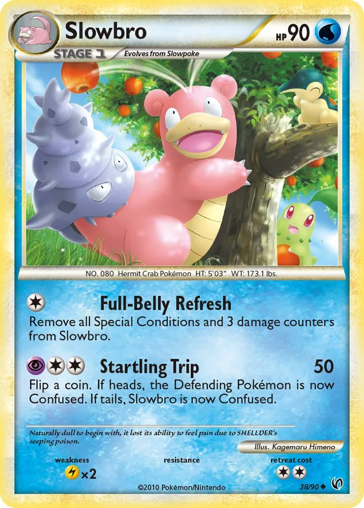 Slowbro, Undaunted 38/90