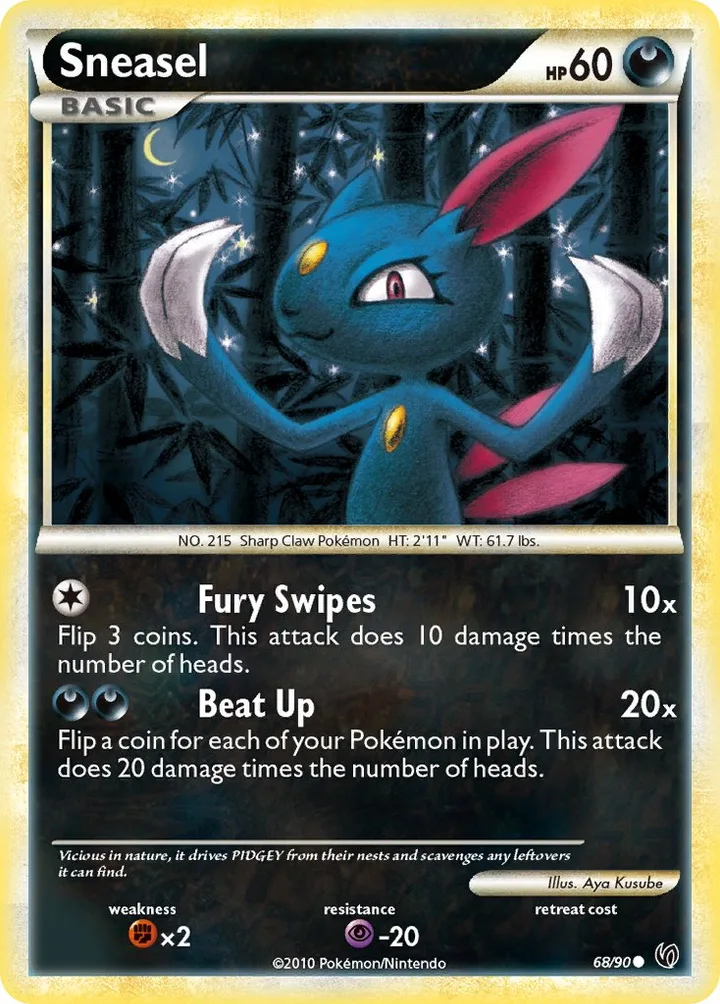 Sneasel, Undaunted 68/90