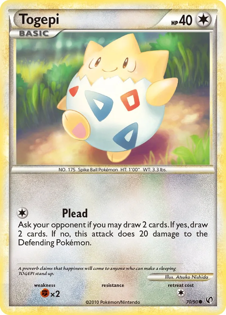 Togepi, Undaunted 70/90