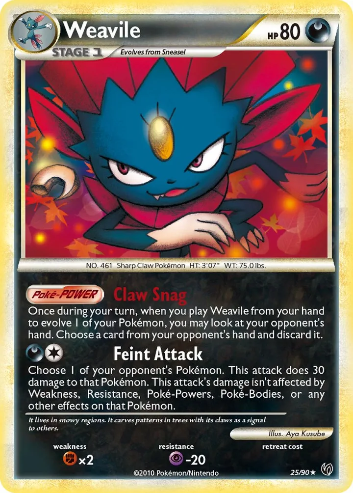 Weavile, Undaunted 25/90