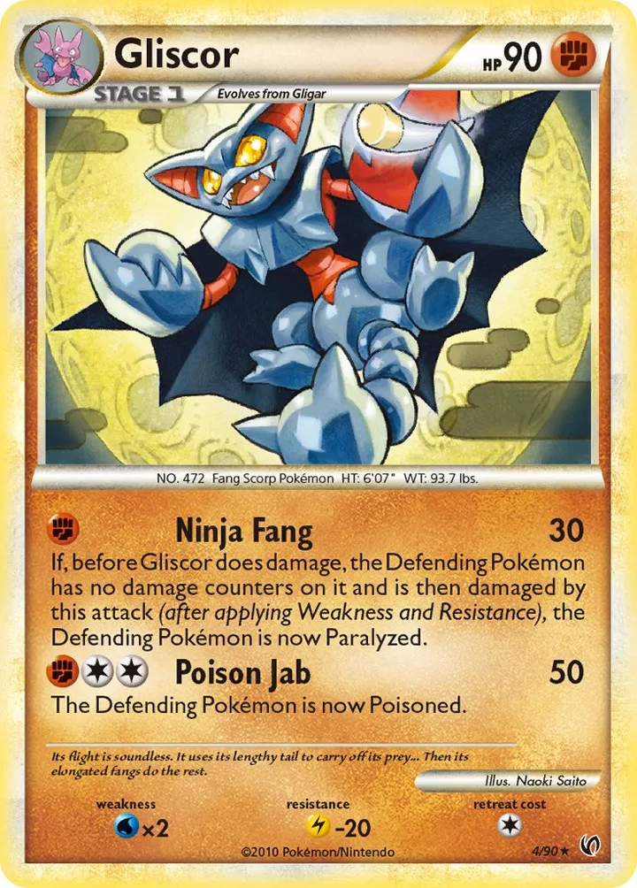 Gliscor, Undaunted 4/90