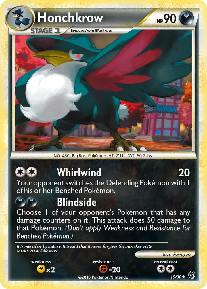 Honchkrow, Undaunted 15/90