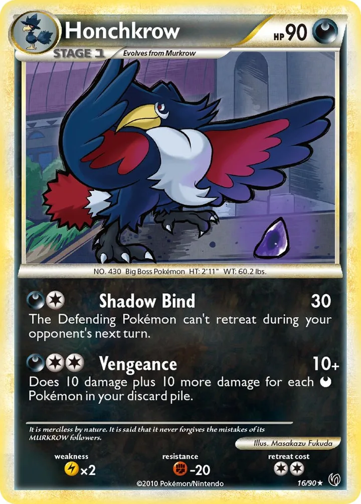 Honchkrow, Undaunted 16/90
