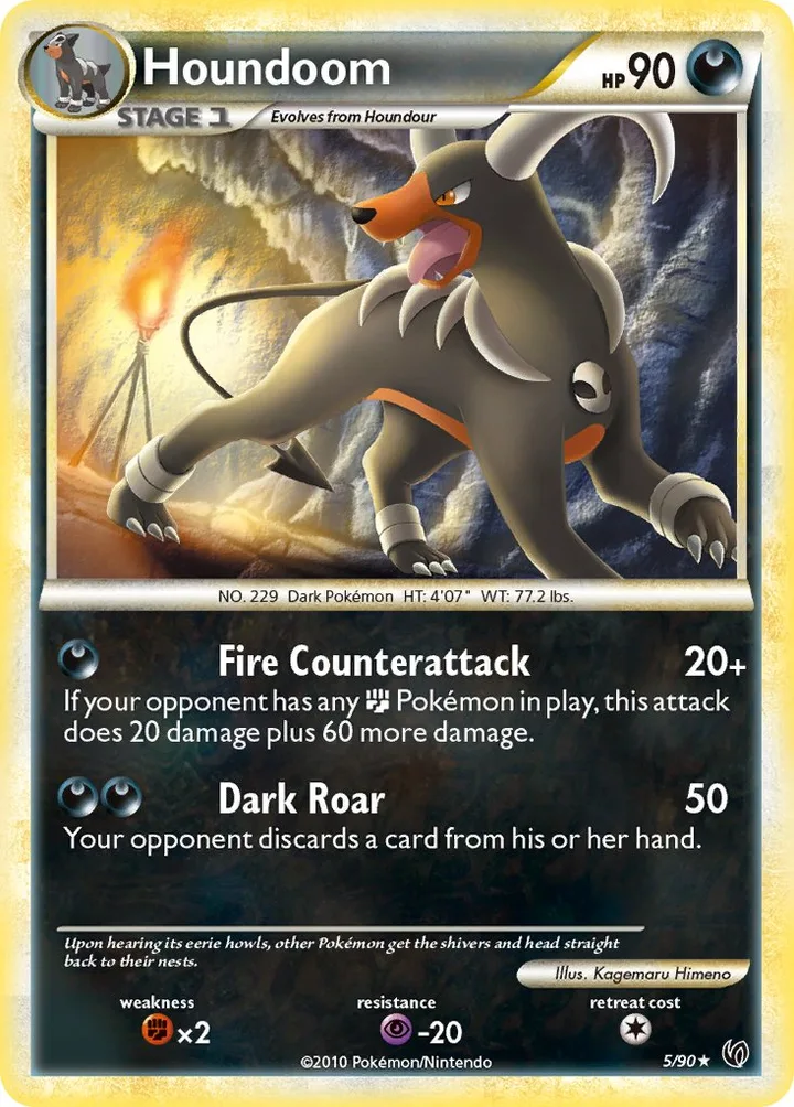 Houndoom, Undaunted 5/90