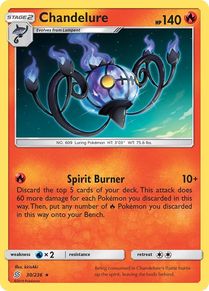 Chandelure, Unified Minds 30/236