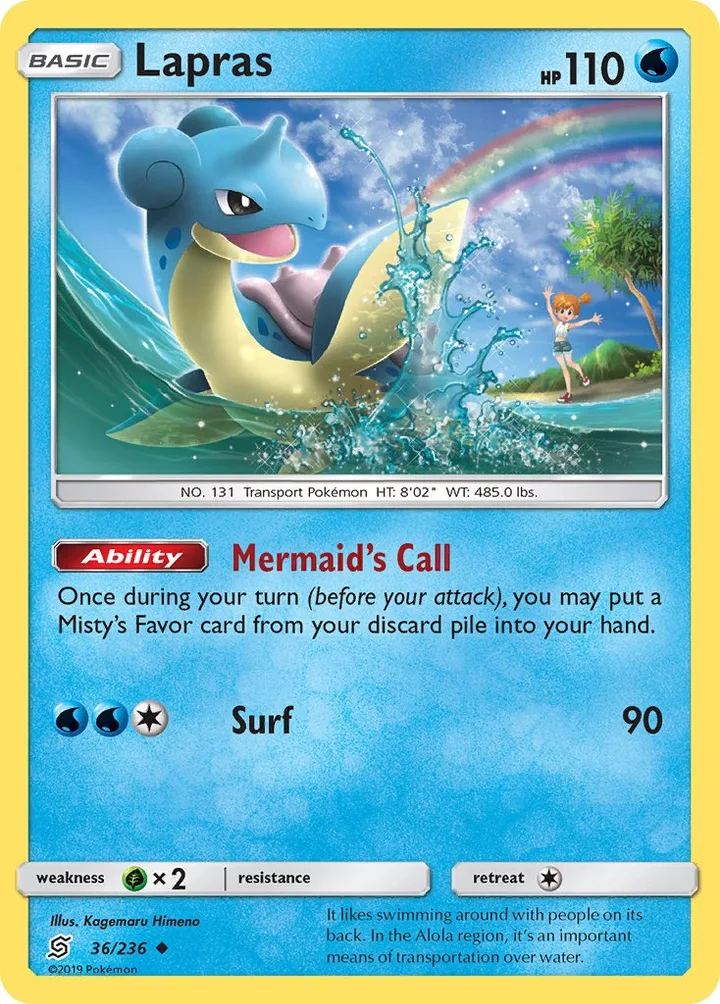 Lapras, Unified Minds 36/236