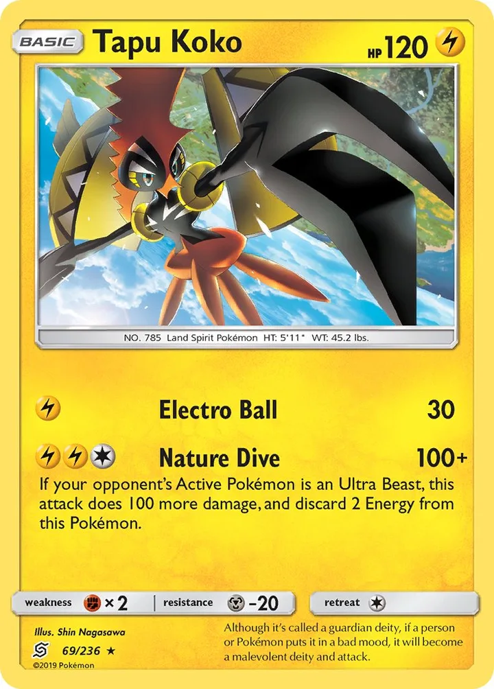 Tapu Koko, Unified Minds 69/236