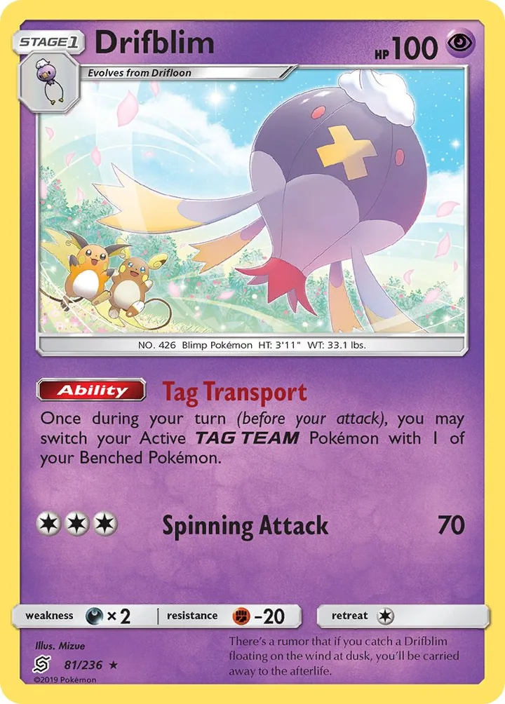 Drifblim, Unified Minds 81/236