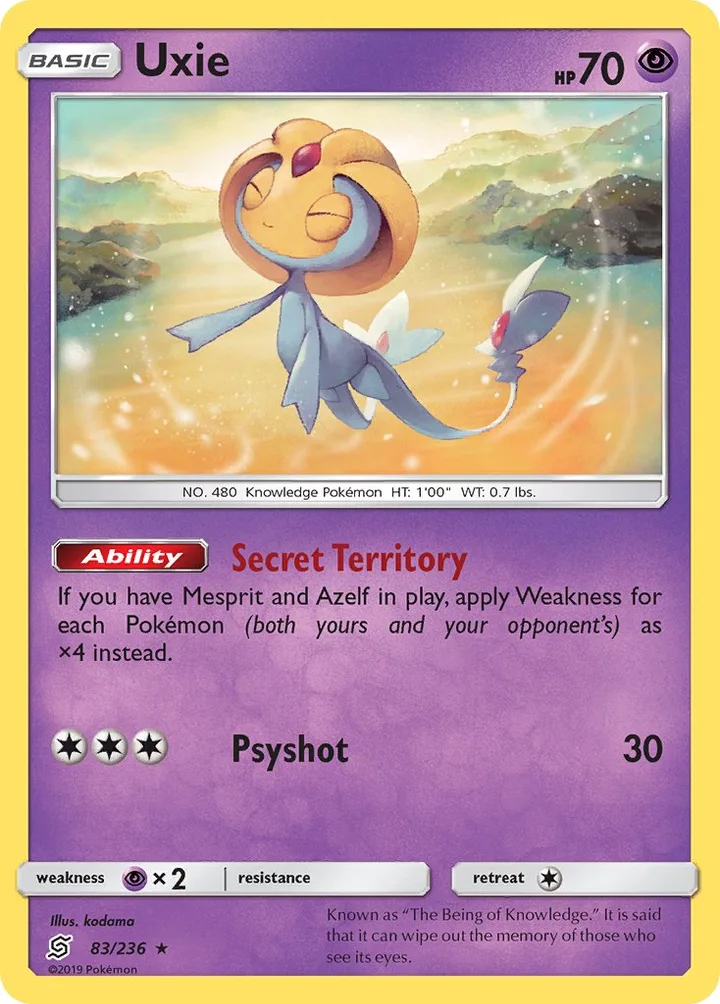 Uxie, Unified Minds 83/236