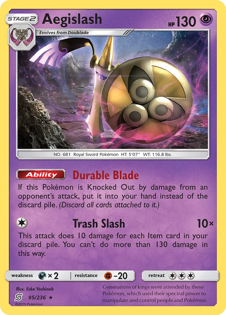 Aegislash, Unified Minds 95/236