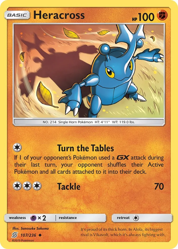 Heracross, Unified Minds 107/236