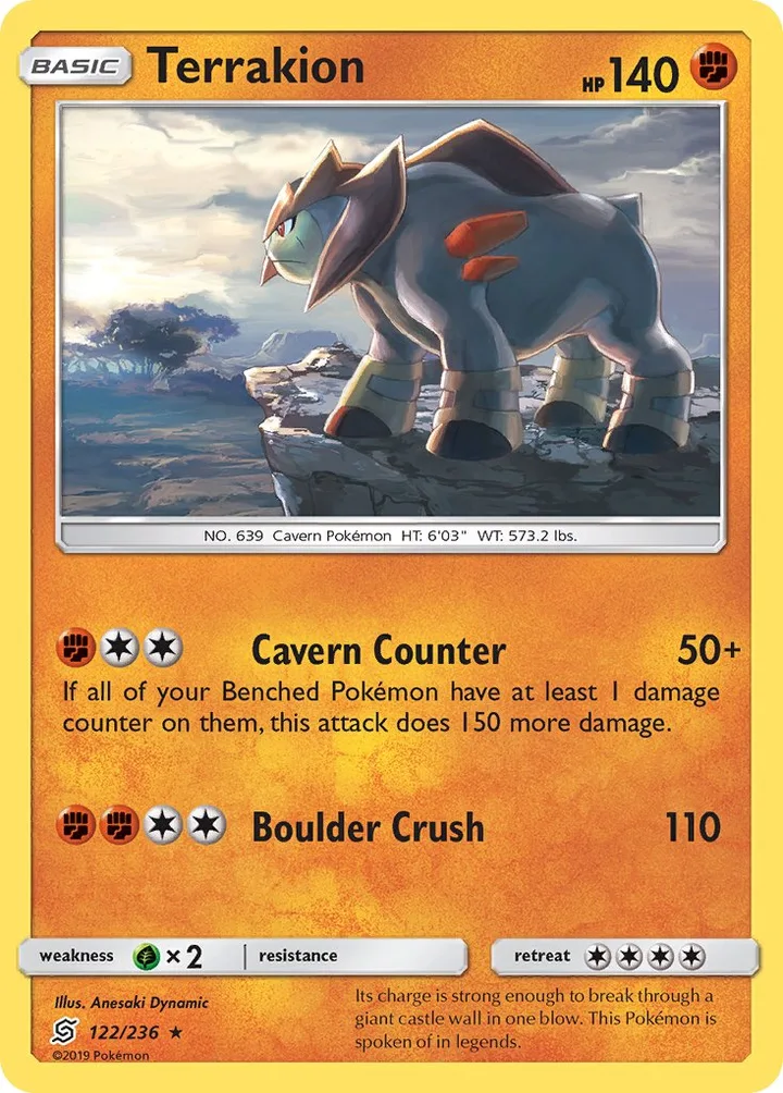 Terrakion, Unified Minds 122/236