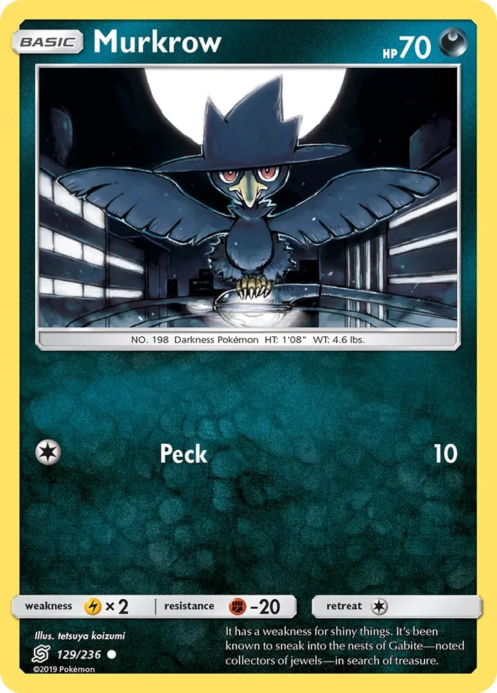 Murkrow, Unified Minds 129/236