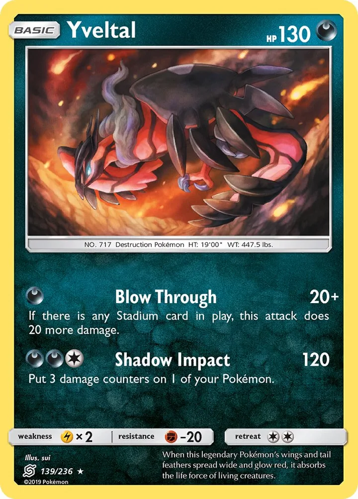 Yveltal, Unified Minds 139/236