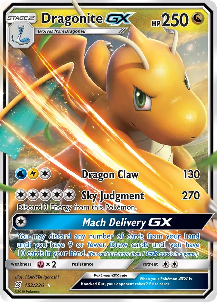 Dragonite-GX, Unified Minds 152/236
