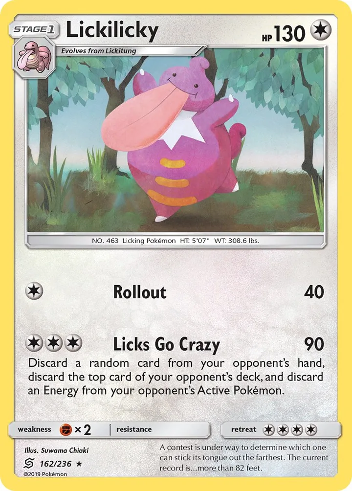 Lickilicky, Unified Minds 162/236