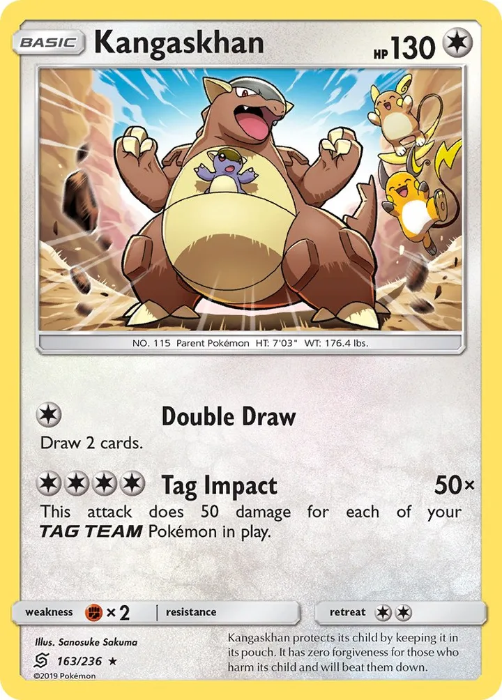 Kangaskhan, Unified Minds 163/236