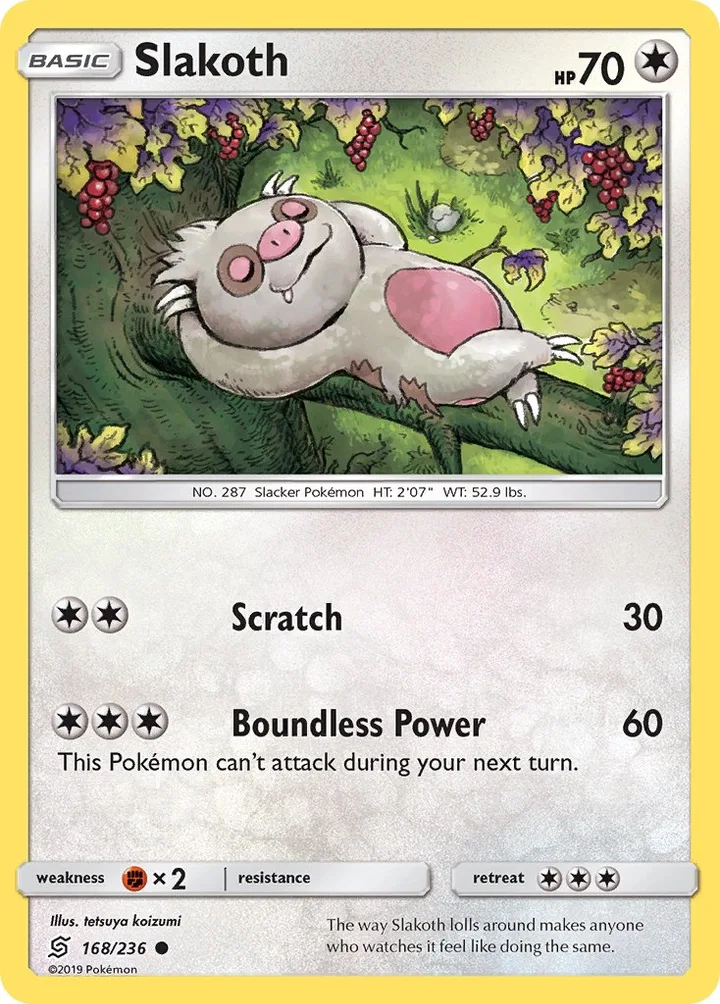 Slakoth, Unified Minds 168/236