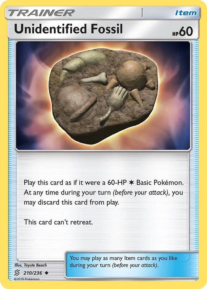 Unidentified Fossil, Unified Minds 210/236