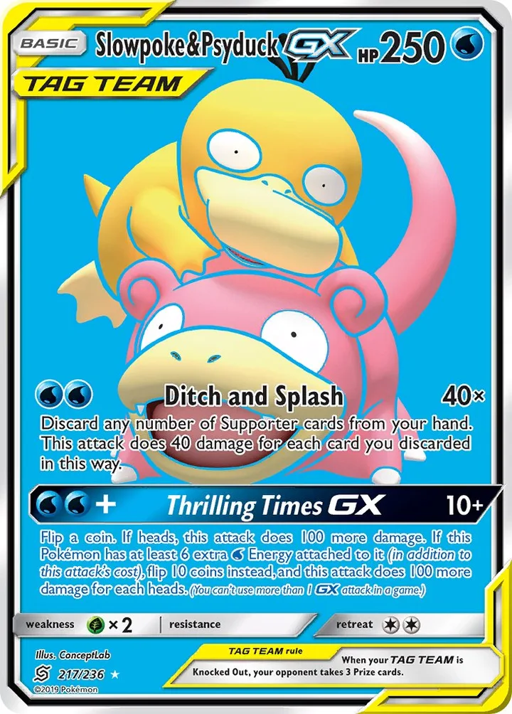 Slowpoke & Psyduck-GX, Unified Minds 217/236