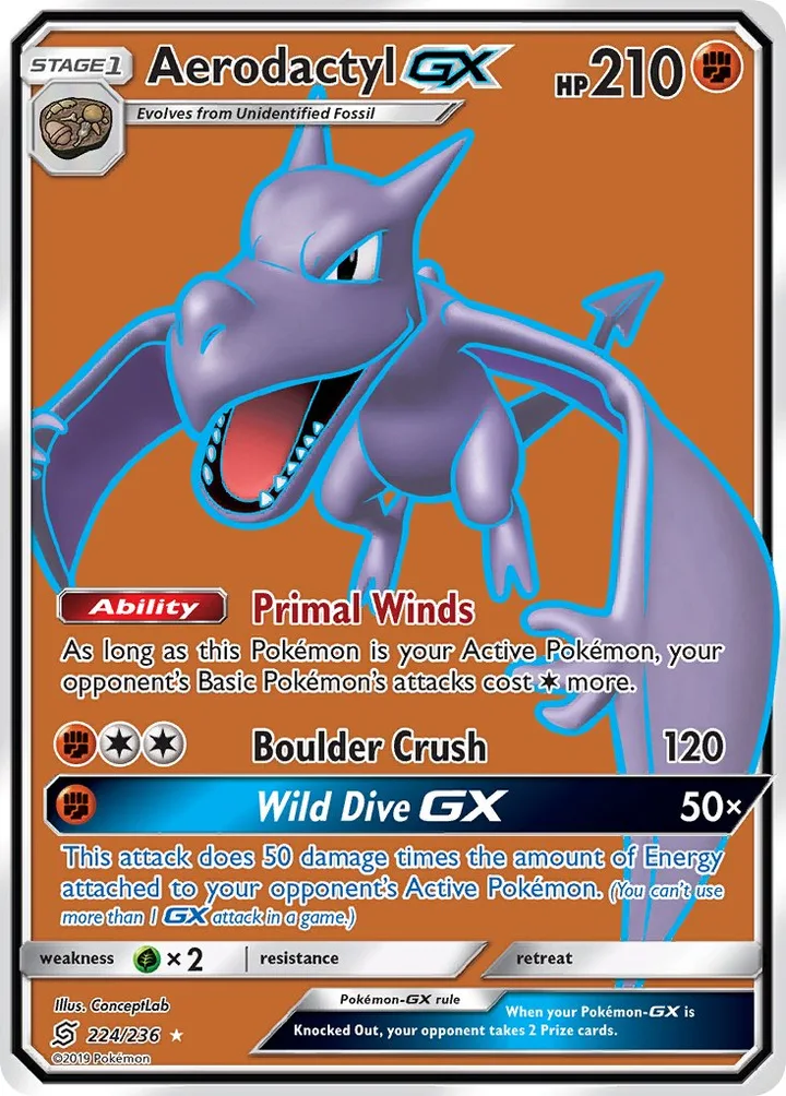 Aerodactyl-GX, Unified Minds 224/236