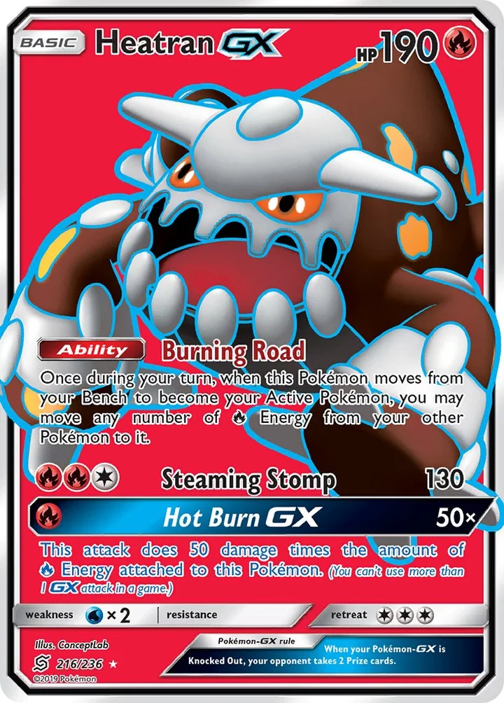 Heatran-GX, Unified Minds 216/236