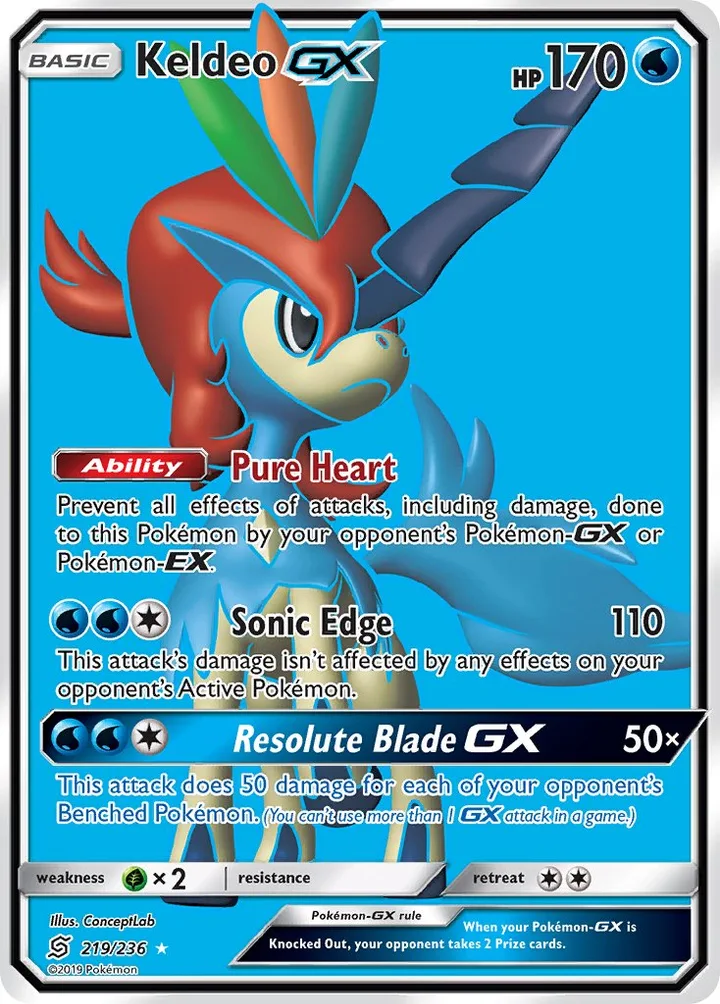 Keldeo-GX, Unified Minds 219/236