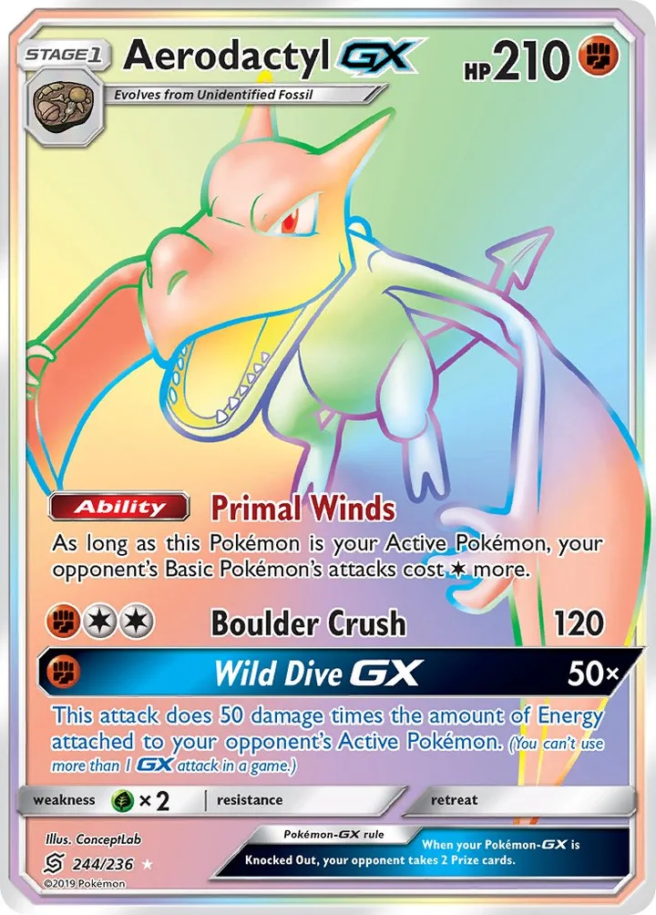 Aerodactyl-GX, Unified Minds 244/236