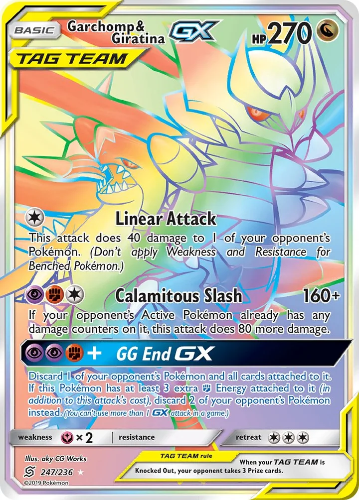 Garchomp & Giratina-GX, Unified Minds 247/236