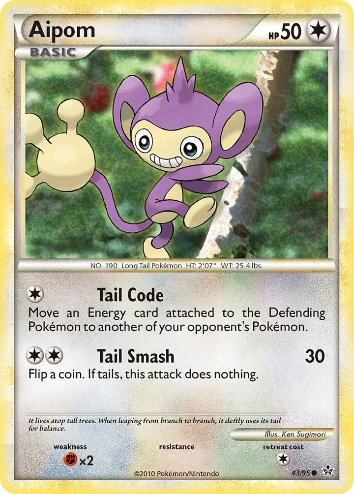 Aipom, Unleashed 43/95