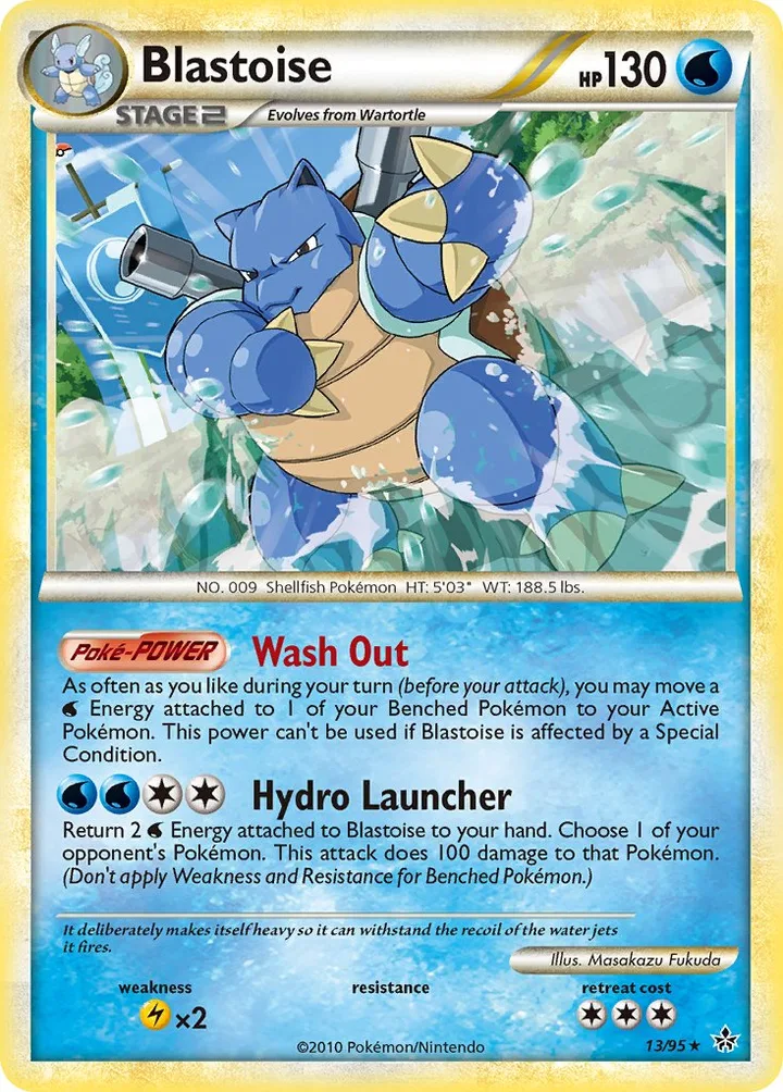 Blastoise, Unleashed 13/95