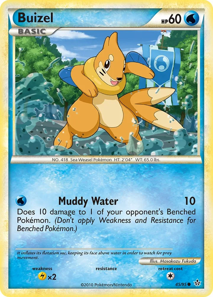 Buizel, Unleashed 45/95