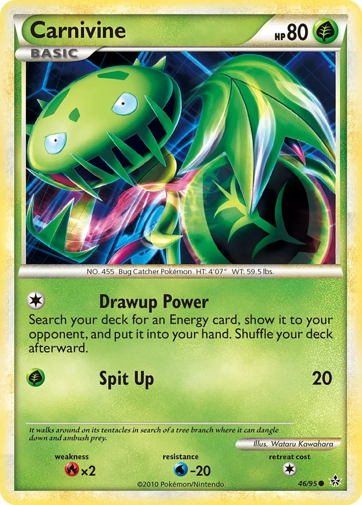 Carnivine, Unleashed 46/95