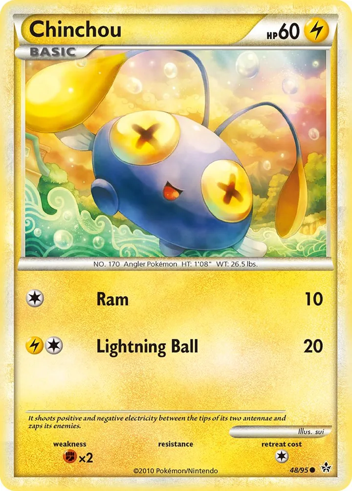 Chinchou, Unleashed 48/95