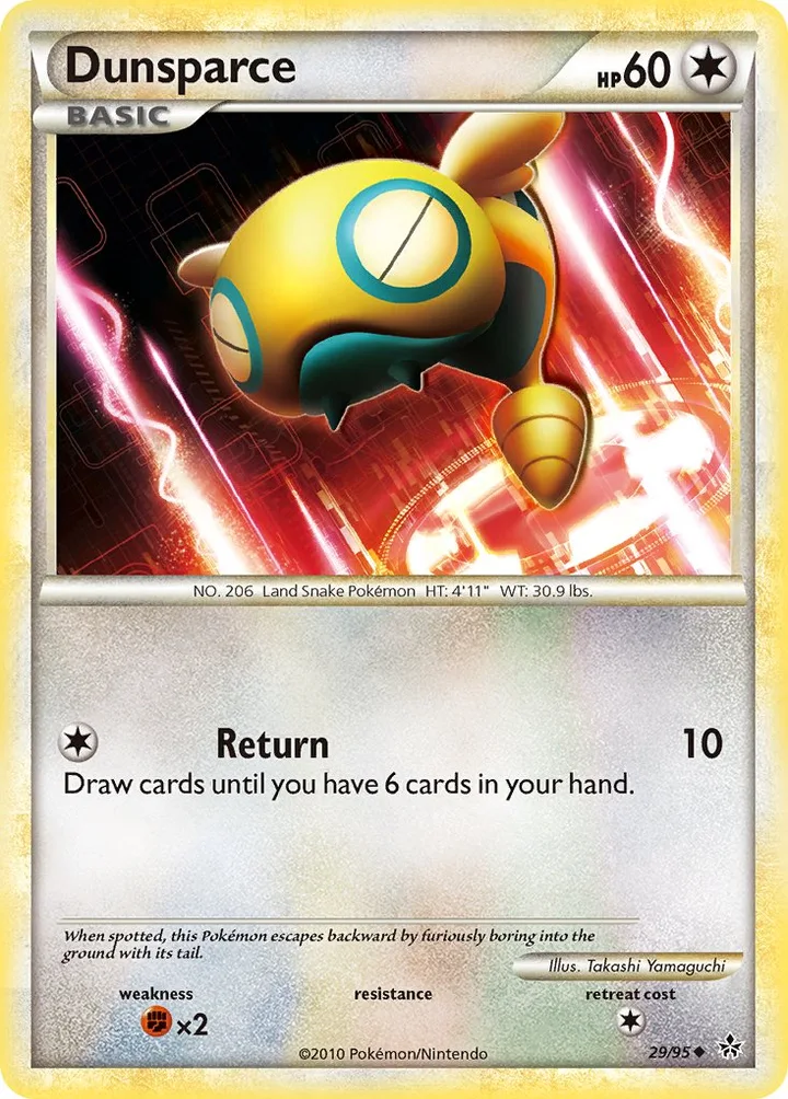 Dunsparce, Unleashed 29/95