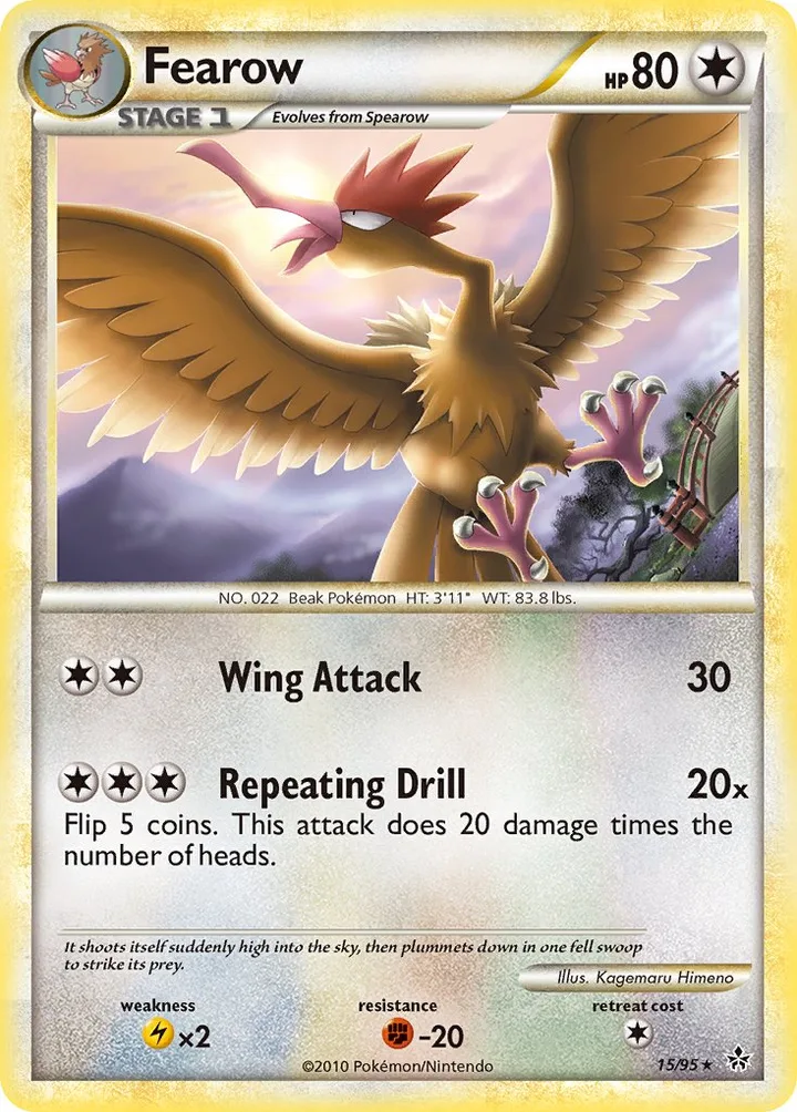 Fearow, Unleashed 15/95